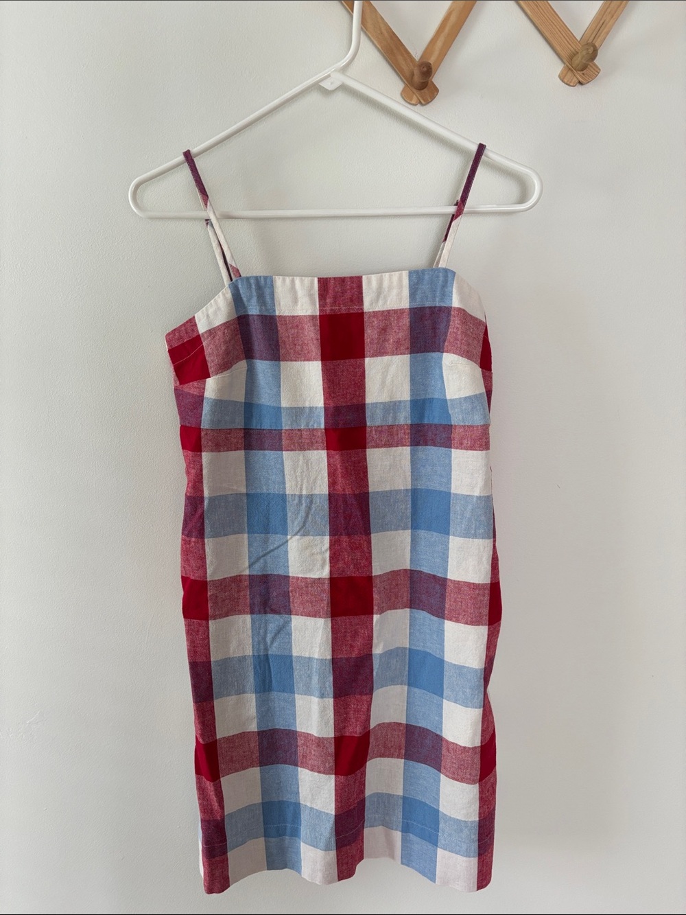 A New Day Red White & Blue Gingham Dress